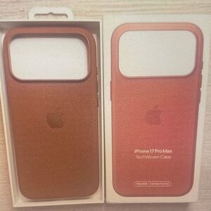 Apple iPhone 17 Pro Max Woven Case - Vibrant Orange